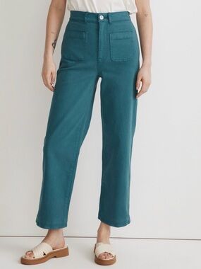 Madewell emmet 2.0 Wide leg crop pants size 26